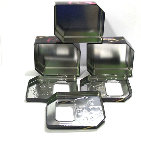 Pokemon Crown Zenith Collection Tin Zapdos Moltres Articuno Empty No Cards Lot 3 - Picture 7 of 8